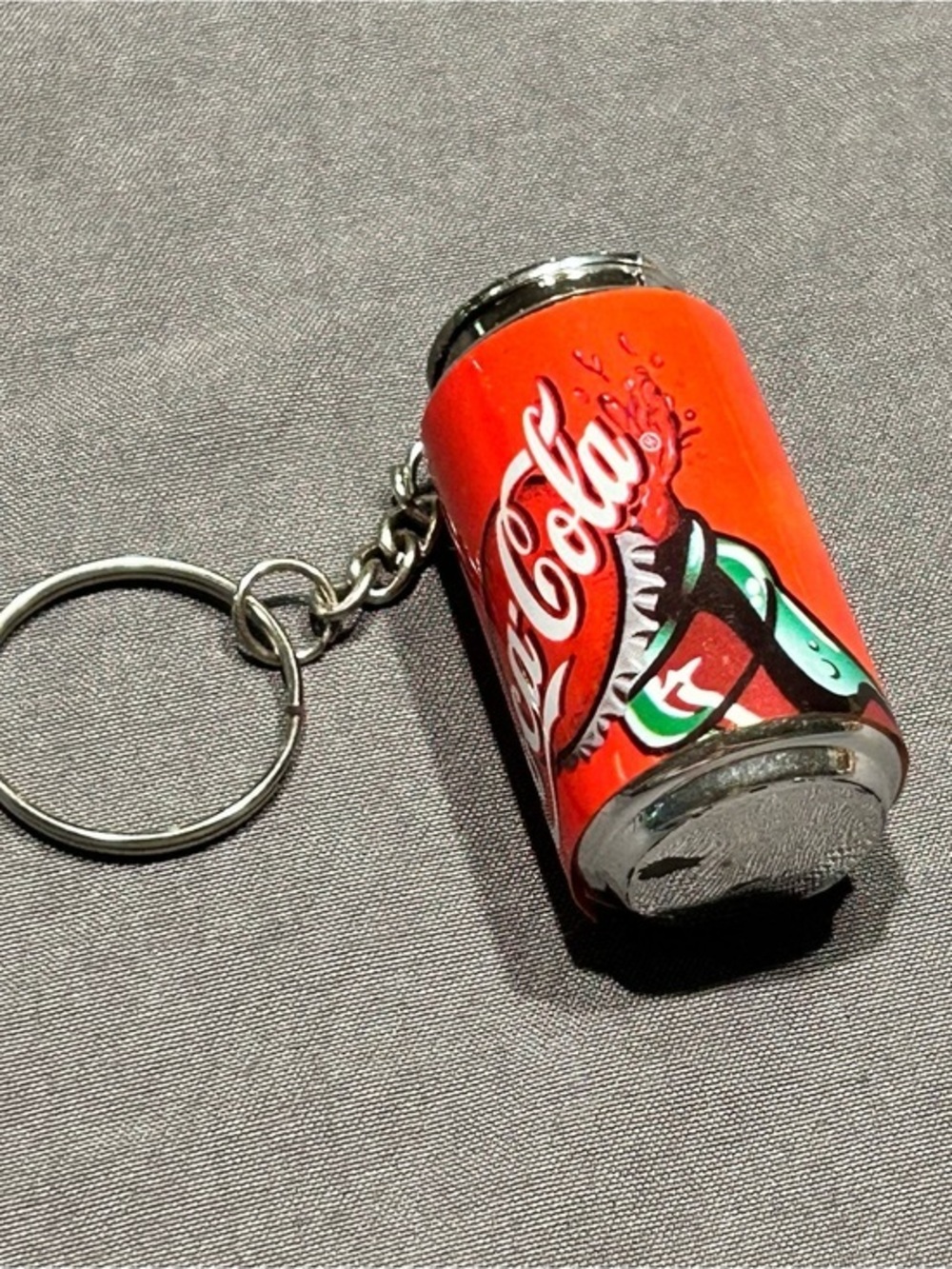 Vintage Coca-Cola Mini Can 1.5” Keychain
